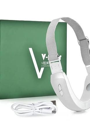 Імпульсний мікрострумовий масажер для ліфтингу обличчя v-four v-face апарат для підтягування та v-подібної лінії