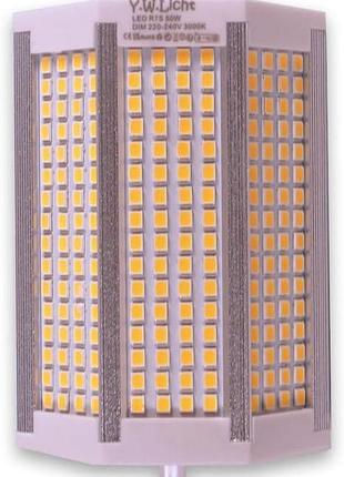Світлодіодна лампа 50 w 240 v 12 см y.w.licht r7s led декоративні світильники з високим індексом кольору