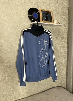 Кофта adidas вінтажна синя 2000s vintage 3