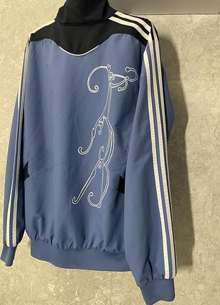 Кофта adidas вінтажна синя 2000s vintage 5