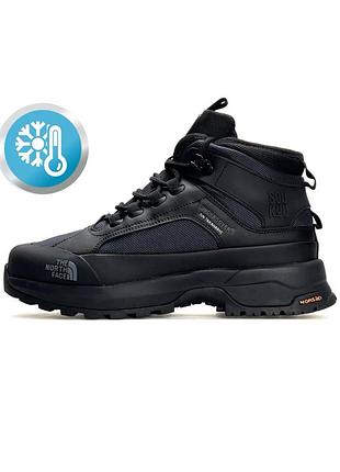 The north face x soukuu glenclyffe fur black navy