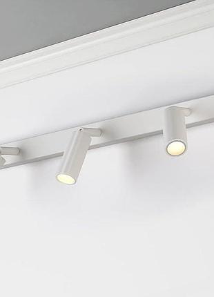 Стельовий led світильник із 3 поворотними спотами 36 см g9 3 w eco.luma сучасний спрямований світильник
