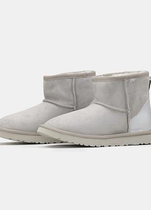 Женские ugg light grey mini chromium 38