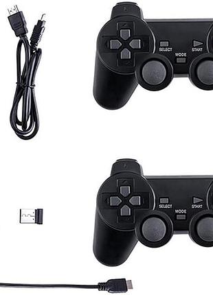 Игровая приставка game wireless controller gamepad 4к с двумя беспроводными джойстиками 2.4g