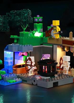 Світлодіодна підсвітка для lego 21189 комплект освітлення для конструктора the skeleton dungeon