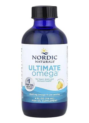 Омега-3, nordic naturals, 119 мл