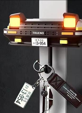 Настінний тримач для ключів toyota ae86 trueno з підсвічуванням фар