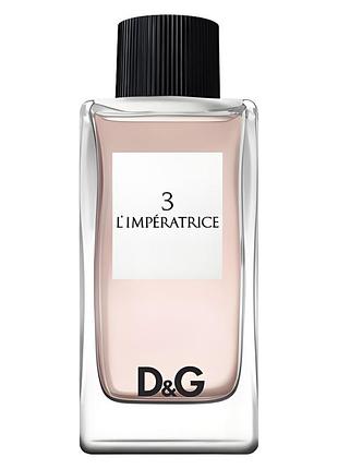 Жіноча туалетна вода dolce&gabbana 3 l'imperatrice 100 мл