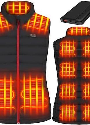 Жилет із підігрівом 10000 mah 35-60 °c gilet chauffant h132 легкий жилет із підігрівом і павербанком