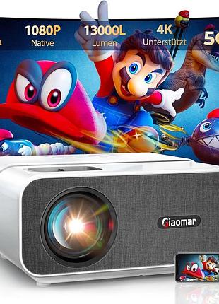 Проєктор giaomar 1080 full hd movie projector c12 портативний мініпроєктор для дому