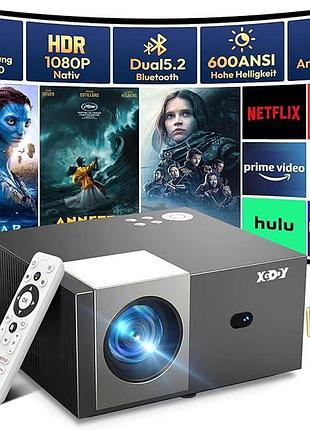 Смарт проєктор xgody make every moment a cinematic experience портативний розумний проєктор