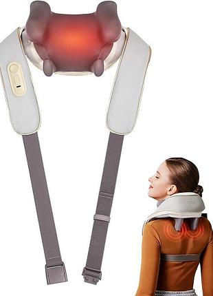 Массажер для шеи skg neck & shoulder massager h5-e беспроводной шейный массажер с подогревом