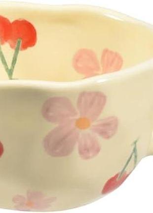 Керамічний кухоль 250 мл flower a cup of romance in life креативний кухоль з квітковим малюнком для чаю/кави
