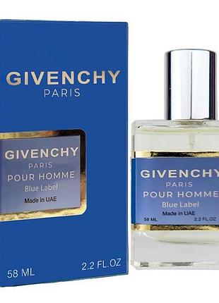 Givenchy pour homme blue label perfume newly мужской 58 мл