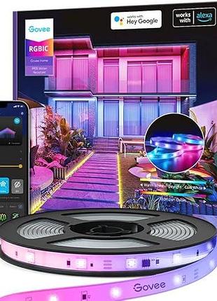 Уличная светодиодная лента 10 м govee rgbic outdoor led strip light h6172 умная rgbic лента, водонепроницаемая led лента