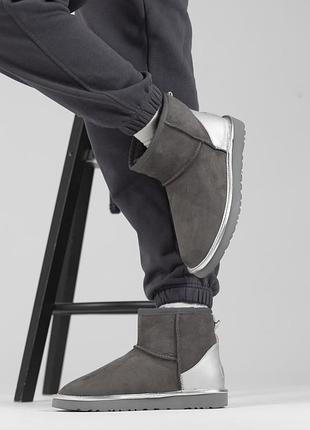 Жіночі ugg mini grey chromium 4
