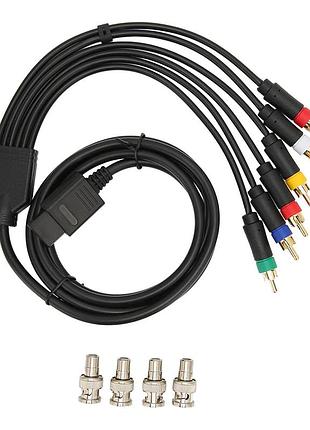Компонентный av кабель высококачественный компонентный av-кабель rgb rgbs для игровой консоли ngc n64 sfc
