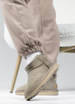 Женские ugg ultra mini beige 5