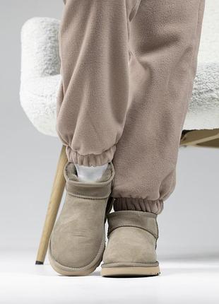 Женские ugg ultra mini beige 6