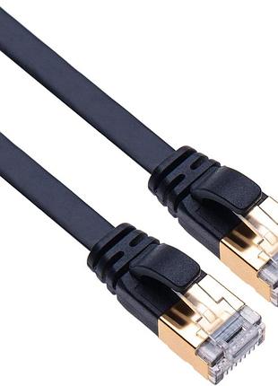 Плоский сетевой кабель 20 м keple cat 7 stp flat patch cord интернет-кабель, домашний интернет кабель