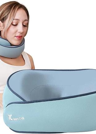 Массажер для шеи neck massager 7c-j12 беспроводной массажер шиацу для шеи и плеч с подогревом