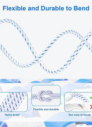 Ethernet-кабель 15 м digoloan cat8 nylon braided ethernet cable высокоскоростной сетевой кабель 40 гбит/с 3