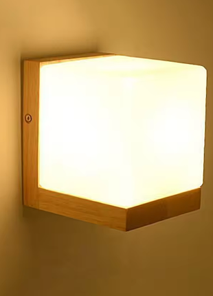 Настенный светильник wall lamp e27 max 60w x1 современный бра, прикроватная лампа на стену со стеклянным абажуром