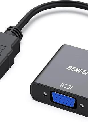 Адаптер hdmi-vga benfei компактный адаптер для подключения hdmi устройств к vga порту