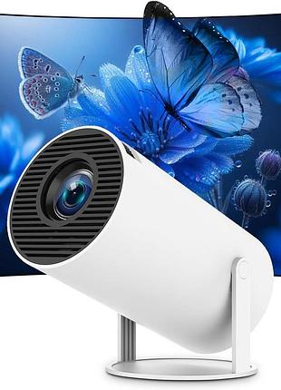 Портативный мини-проектор led projector x1bq компактный проектор 1080p full hd, wifi проектор