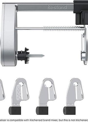 Насадка-спіралізатор bestand spiralizer plus with peel овочерізка, спіралізатор для овочів