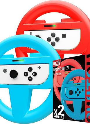 2 шт. перегони для nintendo switch orzly racing wheels switch/switch oled ігровий тримач-руль