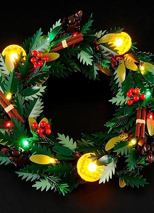 Комплект подсветки для конструктора 10340 icons wreath yeabricks led lighting kit llk688 led набор светодиодного освещения