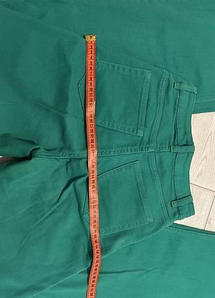 Джинси жіночі широкі зелені👖 2