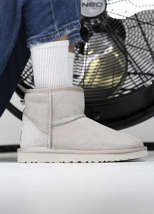 Жіночі ugg mini ligth grey 6