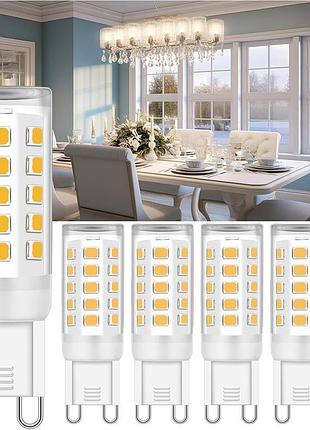 5 шт. комплект світлодіодних лампочок eco.luma g9 3 w 2700 k 220-240v no dimmable лампочки