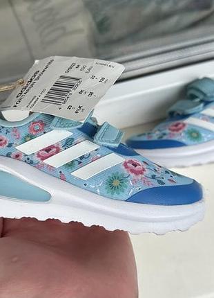 Кросівки дитячі adidas disney fortarun блакитні, розмір 23, довжина устілки 14 см