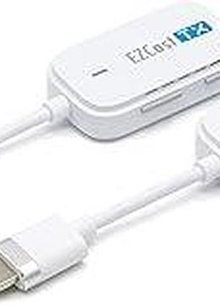 Беспроводной hdmi-адаптер ezcastpocket transmitter h-1+receiver r-1 hdmi передатчик, расширение экрана
