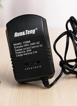 Универсальный адаптер питания run&teng yx668 / универсальный адаптер для ноутбуков