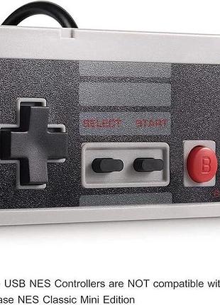 2 шт. usb-контроллер innext usb controller комплект классических контроллеров для пк, ретро-геймпад 7
