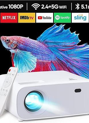Проектор projector at-m269 высокопроизводительный проектор, bluetooth проектор 1080p