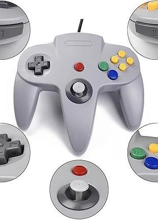 Проводной контроллер classic controller n64 классический ретро геймпад-джойстик для игровой консоли ultra 64