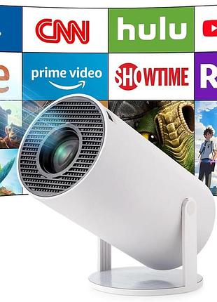 Мини-проектор 4k wi-fi buba smart mini projector hy300 pro портативный мини-проектор