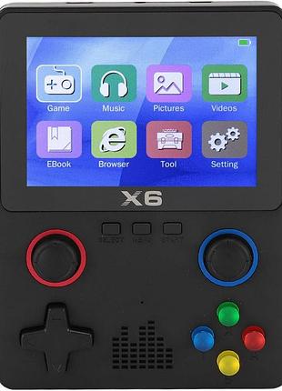 Портативна ігрова консоль game console x6 портативна ігрова приставка з джойстиком