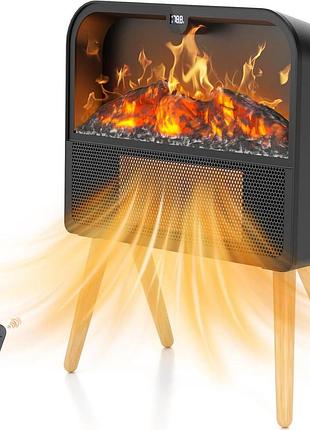 Каминний нагрівач 1500 вт electric fireplace heaters s740 електричний камінний нагрівач із реалістичним полум'ям