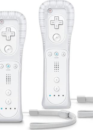 2 шт. пульт дистанционного управления для wii terrifi комплект из 2 контроллеров для wii/wii u