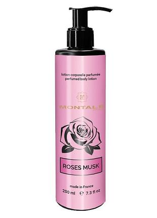 Парфумований лосьйон для тіла montale roses musk brand collection 200 мл