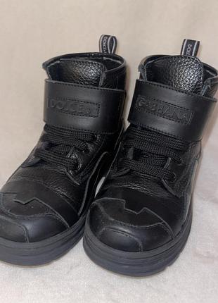 Зимові черевики dolce & gabbana (stivaletto) 29 розмір