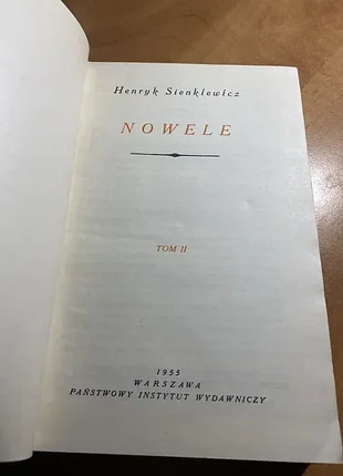 Henryk sienkiewicz nowele 3