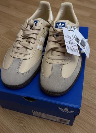 Кеди унісекс adidas samba бежеві 3