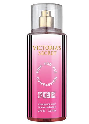 Парфумований спрей для тіла victorias secret pink for all compassion exclusive euro 275 мл